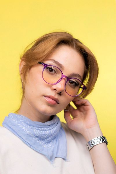 LUNOX Vanir Lilac Blue - Light Protection Computer Screen Glasses