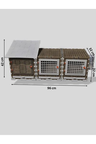 Leganest Ginepig Hamster Cage - Dwarf Rabbit Chick Quail Reptile Cage Nest