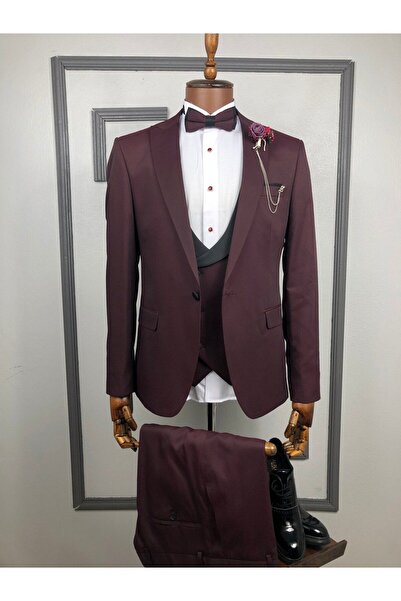 ZEYREK SİR Slim Fit Damatlık