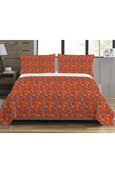 Evmila Model de flori, piqué dublu imprimat (200x220 cm)