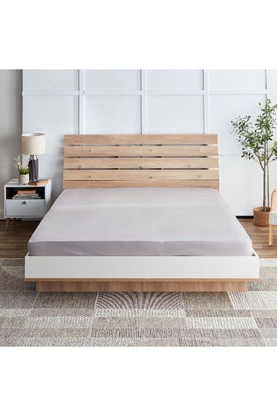 Home Box Bristol Polycotton King Fitted Sheet - 180x200+25 cm