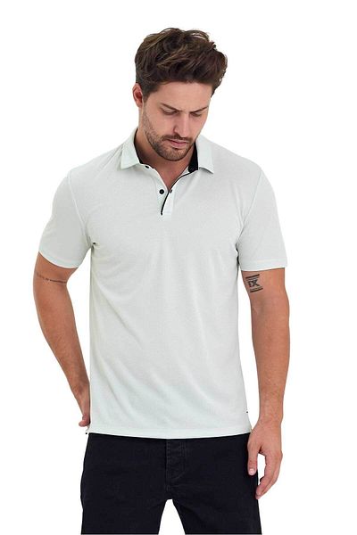 Adams Ανδρικό μπλουζάκι Polo Neck Functional Polyester - Κοντό μανίκι