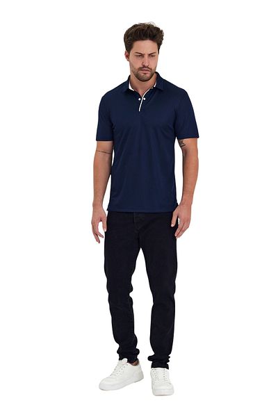 Adams Ανδρικό μπλουζάκι Polo Neck Functional Polyester - Κοντό μανίκι