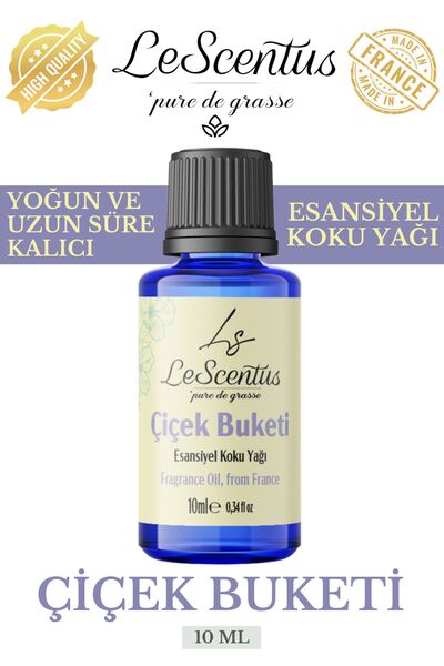 lescentus Çiçek Buketi Esansiyel Koku Yağı BuhurdanlıkDifüzörMumSabunHobiEsan...