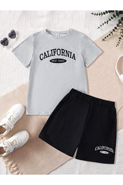 GLOWES Каліфорнійський західний узбережжя друкований унісекс дитячий шорти ко...