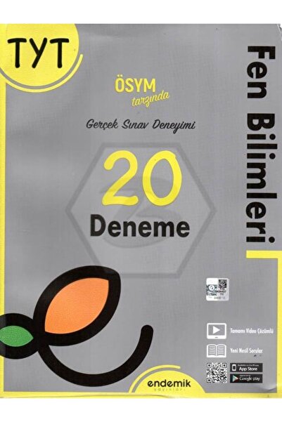 Endemik Yayınları Endemik Tyt Fen Bilimleri 20'li Deneme Güncel-2025