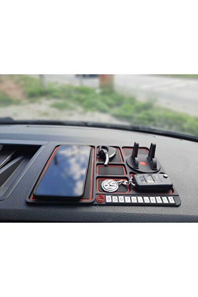 Genel Markalar Araç Içi Kaydırmaz Torpido Organizeri Sihirli Ped Torpido Kayd...