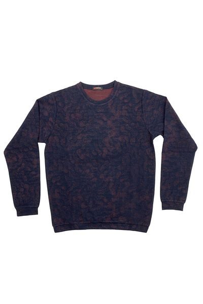 Masimar Jacquard Men's Sweatshirt - Crew Neck