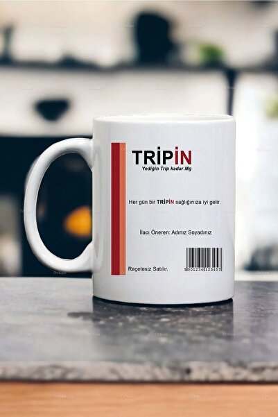 Öz Kupa Tripin ilaç Kupa Hemşire, Doktor, Eczacı  Kahve Bardak Komik Hediyelik