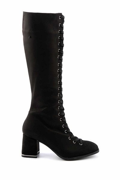 Bambi Black Suede Women's Boots K03688921002