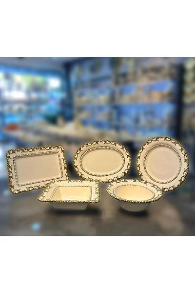 decovien 5 Piece Porcelain Presentation Set