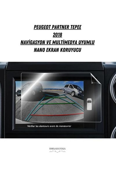 UniqAnatolia Peugeot Partner Tepee 2018 7 Inch Multimedia Compatible Nano Screen Protector