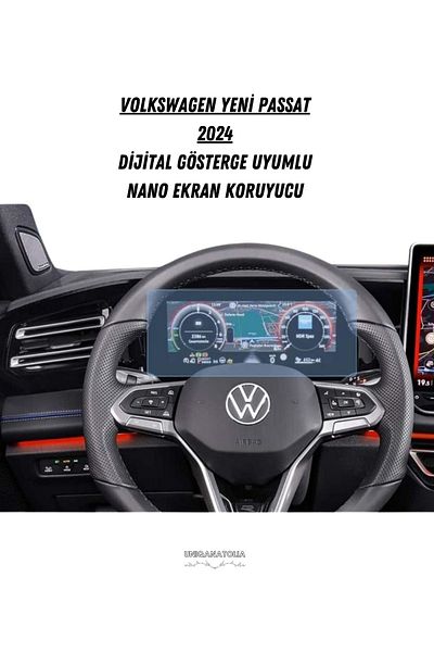 UniqAnatolia Volkswagen New Passat 2024 Digital Display Compatible Nano Screen Protector