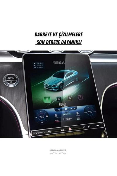 UniqAnatolia Mercedes Eqe 2022 2023 11.9 Inch Navigation and Information Display Compatible Nano Screen Protector