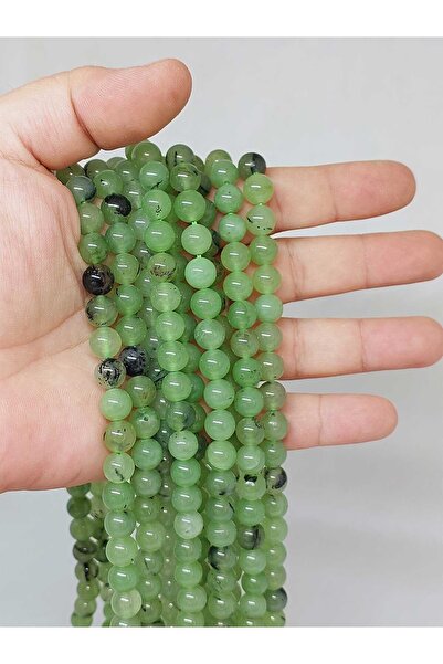 Yasamtohumu 8mm niz prehnit kamenja - Prinajt (53076)