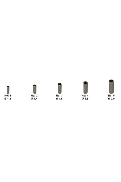 EFFE 100 Pieces of Steel Wire Bushing with Diameter of 1.6 mm - Hg2504