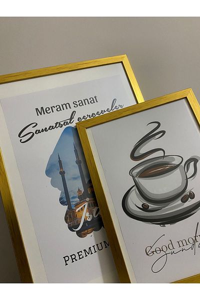 meram sanat Art Studio 35X50 - 25X35 Frame (2) Pieces