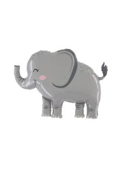CANSIN Elephant Gray Foil Balloon