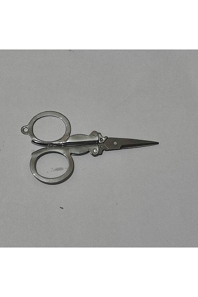 hagiki Genuine Practical Easy Portable Steel Travel Scissors - Foldable and Stainless