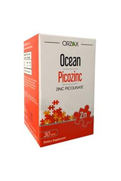 Orzax STD Orzax Ocean Picozinc Çinko İçeren Takviye Edici Gıda 30 Kapsül ( TE...