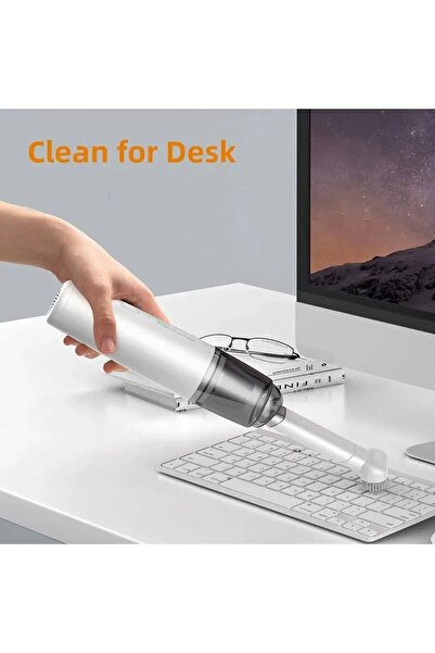 Bundeba Şarjlı Çok Amaçlı Toz Toplayıcı  Araba Oto Ev İçin Mini El Süpürgesi Vakum Cihazı
