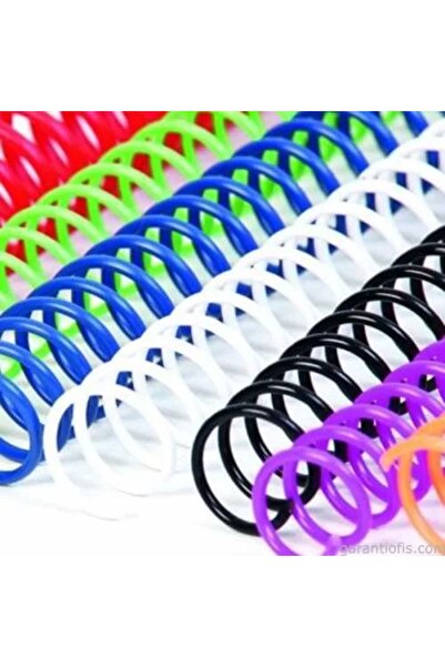 SARFF Coil 16 Mm Beyaz Pvc 4:1 Helezon Spiral (125 YAPRAK KAPASİTELİ)