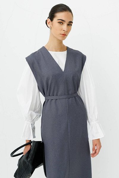 Hooopstore Anthracite Premium V-Neck Gilet