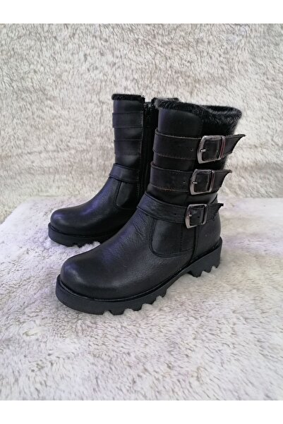 Özgür Kids HAKİKİ DERİ KAYMAZ TABAN KIZ ÇOCUK BOT.