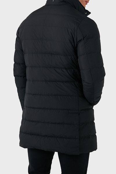 MONTECORE Men's Stand Collar Logo Regulat Fit Lined Coat - F07Mucx505 268 99