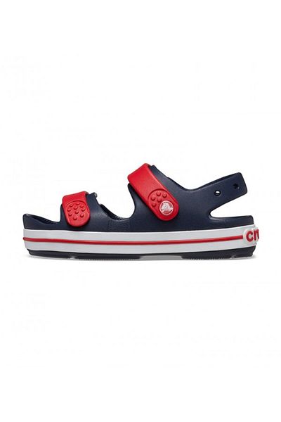 Crocs Navy/Varsity Red Kids' Crocband Cruiser Sandal