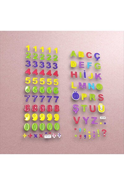 Ayver SET DE 2 STICKER-uri colorate pentru învățarea literelor și a cifrelor