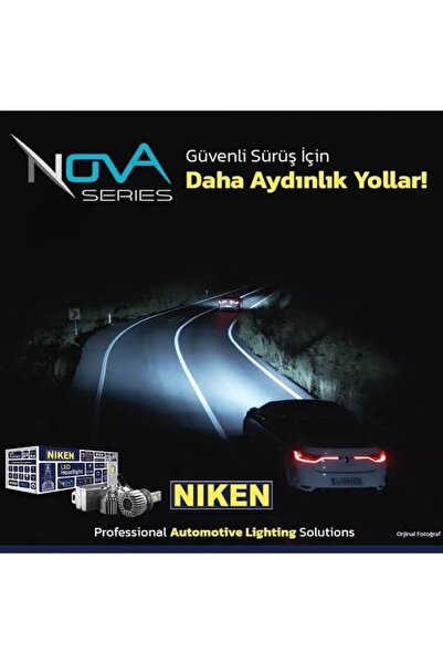 Niken NOVA SOFT SERİSİ 55 WATT 9000 LÜMEN H4 LED XENON CAN BUS