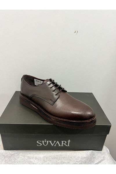 SÜVARİ SUV AK24CRC103-KH9 - 100% δερμάτινα casual παπούτσια