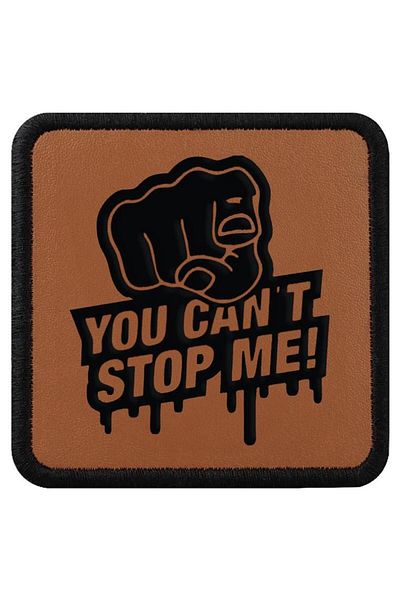 Dogo Αυτοκόλλητο Unisex καφέ καπέλο - You Can't Stop Me Design, Αντικαταστάσιμο