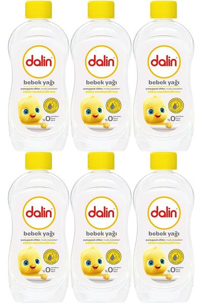 Dalin 300ml Baby Oil - Classic Active Moisturizer (Set of 6)