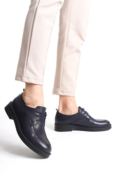 ERNİLA Мокасини с връзки от естествена кожа