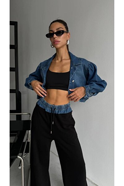 ALYA BUTİK Jeans Detailed Belt Tracksuit