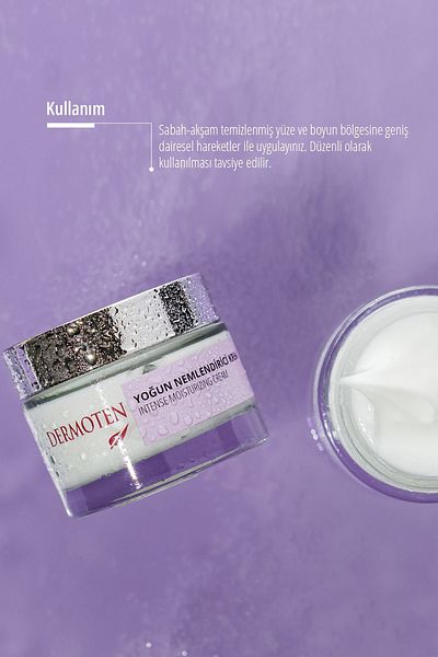 Dermoten 50ml Intensive Moisturizing Skin Care Cream - 72 Hours Effective