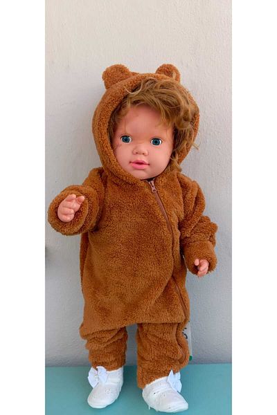 Bilge Trend Baby Boy Welsoft Plush Hooded Jumpsuit - Sleeping Bag