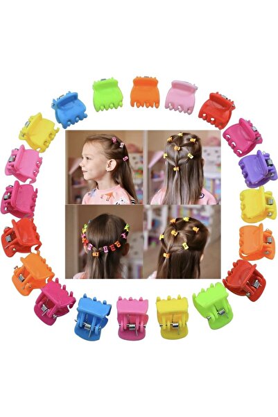 Melantis 20 de bucăți de greble mici colorate - agrafă de păr pentru femei