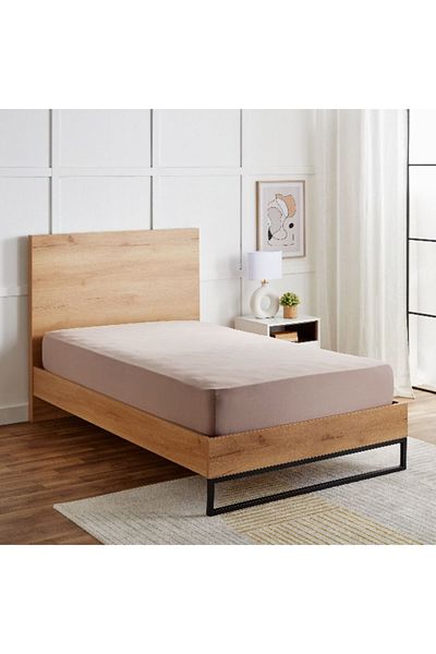 Home Box Ferum Micro Jersey King Fitted Sheet - 180x200+30 cm