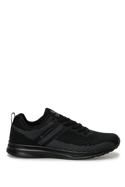lumberjack Men's Black Running Shoes - Lace-Up and Comfortable Sole