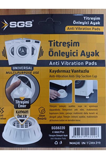 SGS White Machine Anti-Vibration Foot