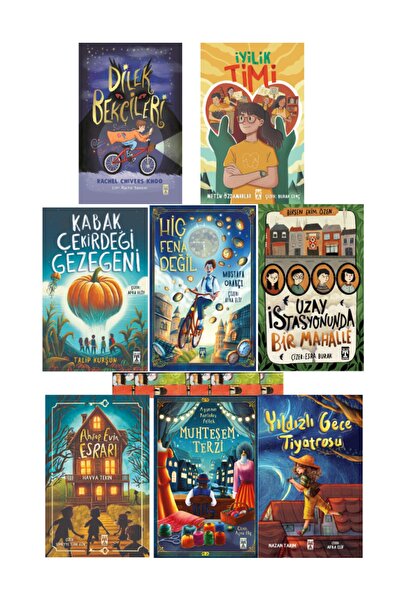 Genç Timaş 4.5.6.7Sınıf Okuma için 8 tane nitelikli kitap- iyilik timi, dilek...