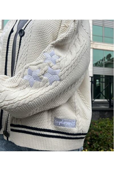 Touz Moda Ζακέτα Taylor Swift Beige Cardigan Oversize