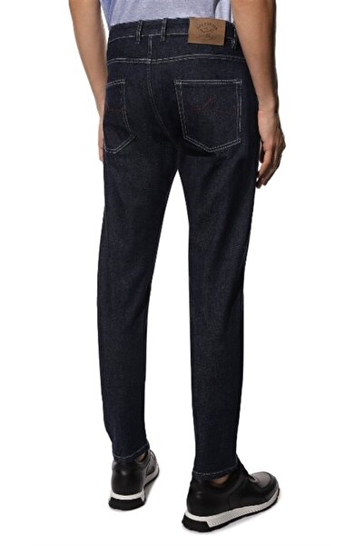 PAUL&SHARK Men's Red Rivet 5 Pockets Jeans