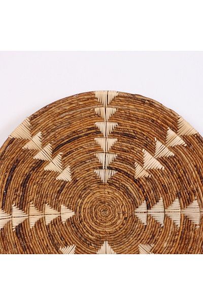 Mylamp Καουνός 75 x 15 cm Διάμετρος - Φυσικό Πιάτο Τοίχου Αμπάκα
