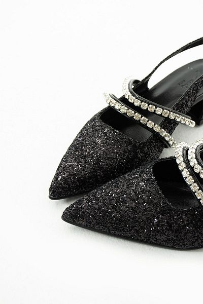 DUXAL SHOES Balerini de damă eleganti cu detaliu în piatră - LİNDA