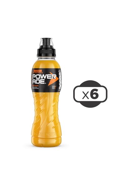 Powerade Sun Rush 500 Ml Portakallı Spor İçeceği x 6 Adet