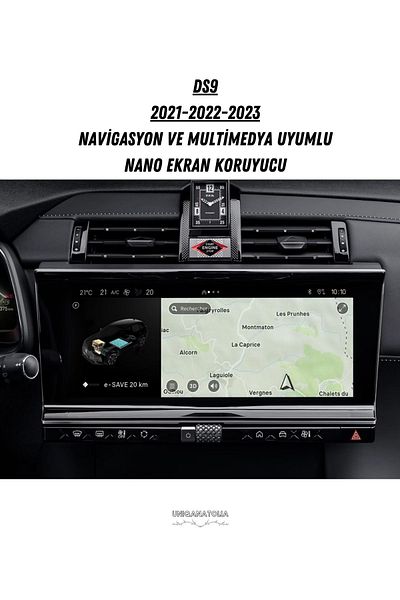 UniqAnatolia Ds9 2021 2022 2023 Navigation and Multimedia Compatible Nano Screen Protector